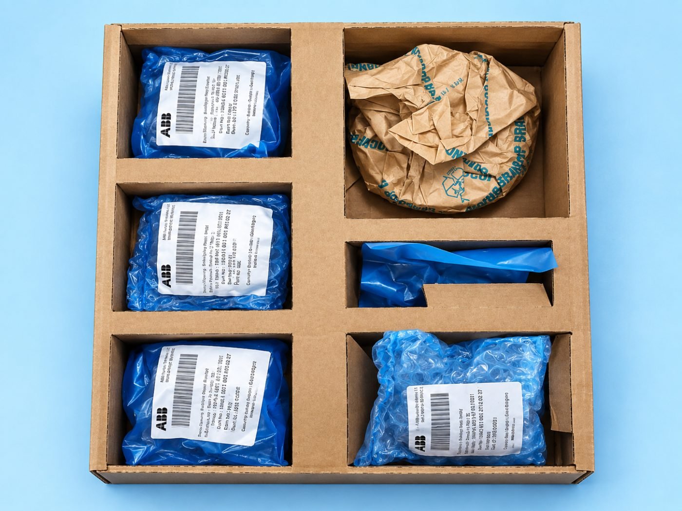 ABB Industrial Spare Parts Packaging