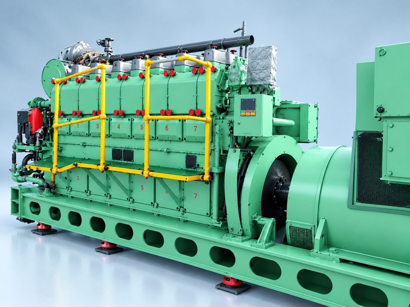 Heavy-Duty Industrial Gas Engine